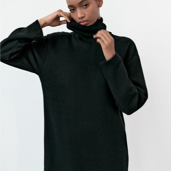 ZARA SOFT COMFY DRESS - Picture 2 of 4